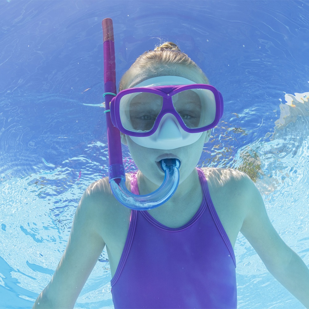 Snorkelēšanas komplekts bērniem - Bestway Burst Essential Cerise