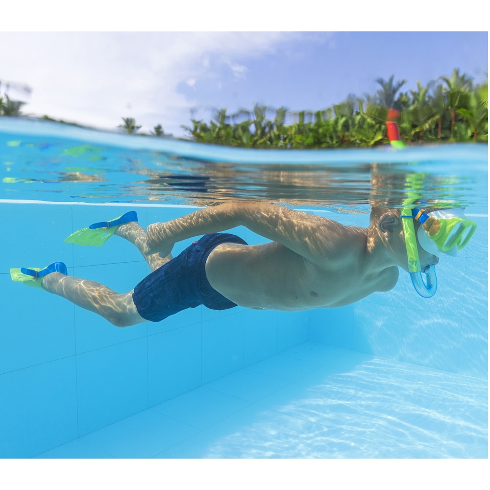 Snorkelēšanas komplekts bērniem - Bestway Burst Essential Green Snorkelēšanas komplekts bērniem - Bestway Burst Essential Green
