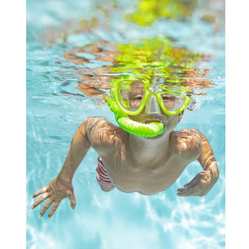 Bērnu snorkelēšanas komplekts Intex Adventurer Green