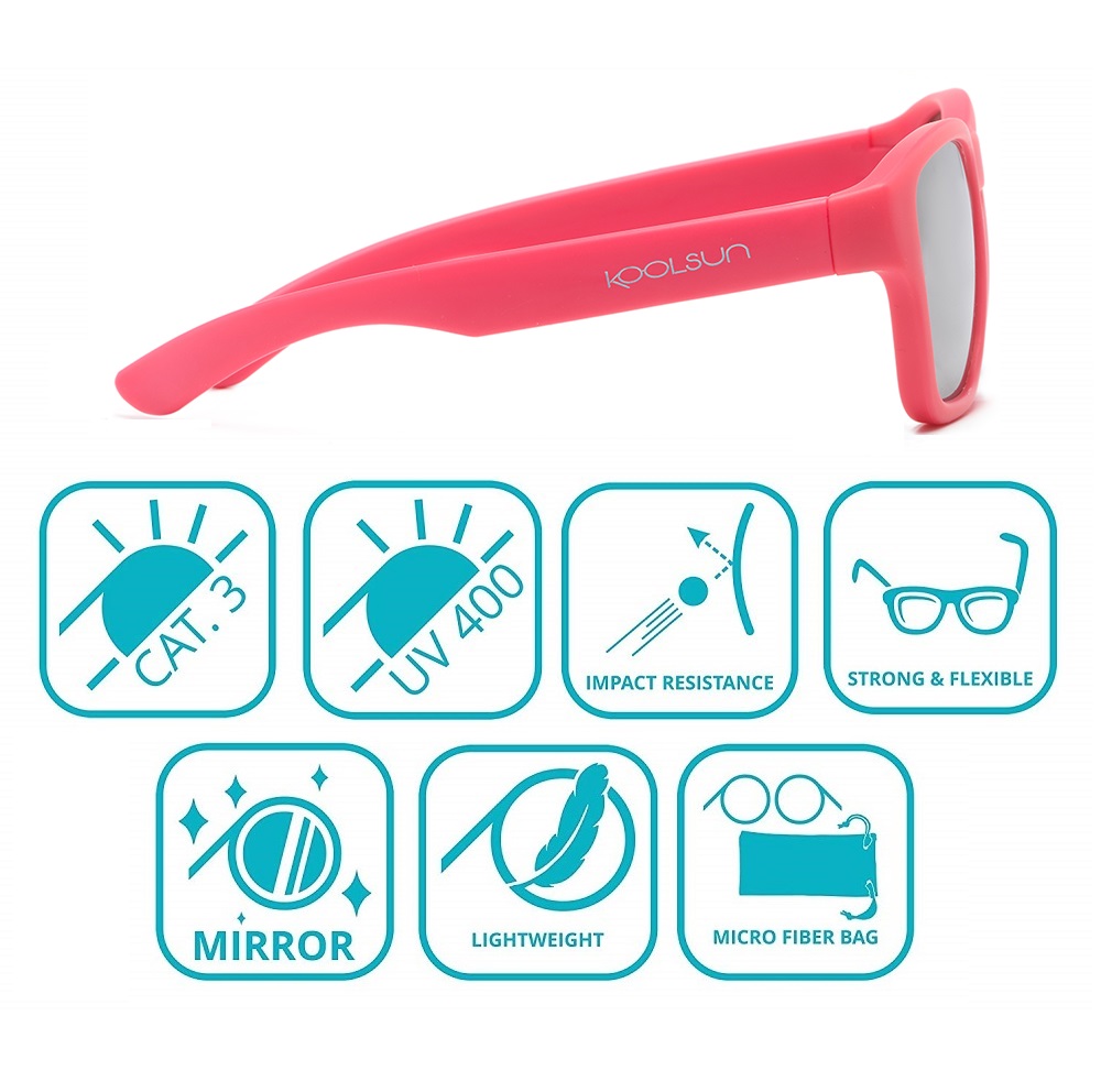 Saulesbrilles bērniem - Koolsun Aspen Camellia Rose