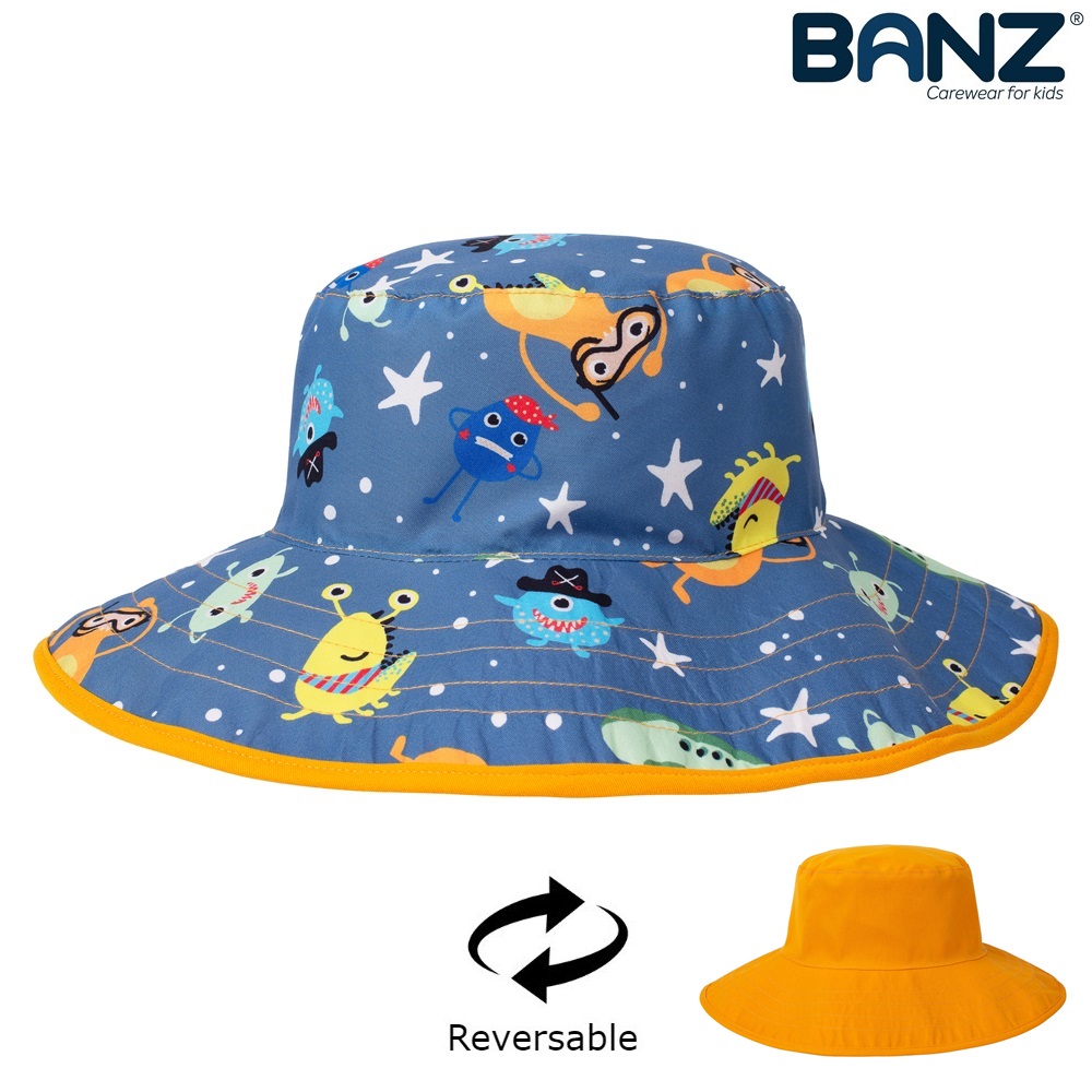 Vasaras saules cepure bērniem un mazuļiem Banz Little Monsters