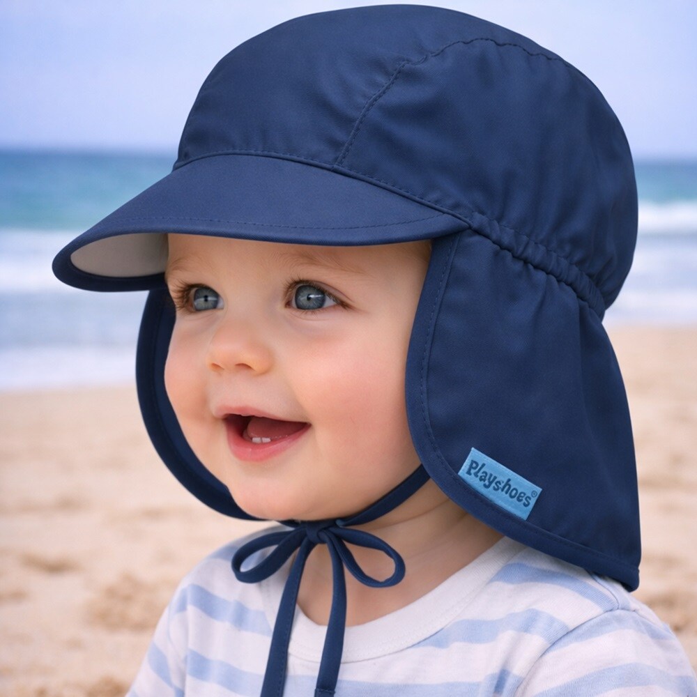 Bērnu UV sauļošanās cepure Playshoes Navy