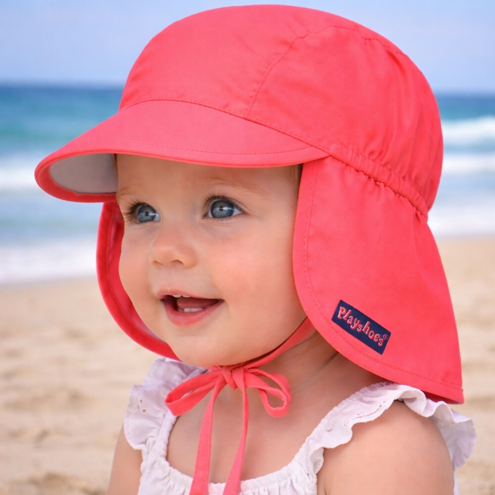 Bērnu UV sauļošanās cepure Playshoes Pink