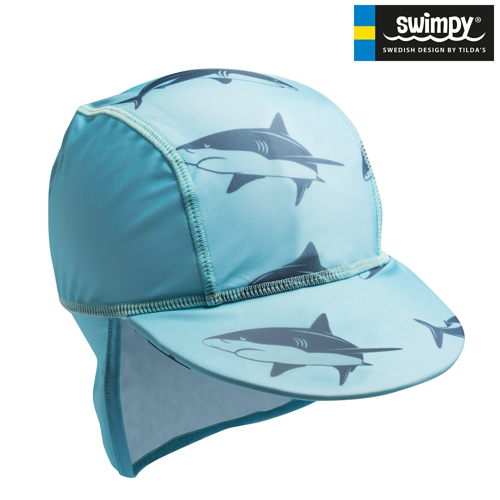 UV saules cepure bērniem un mazulim Swimpy Sharks