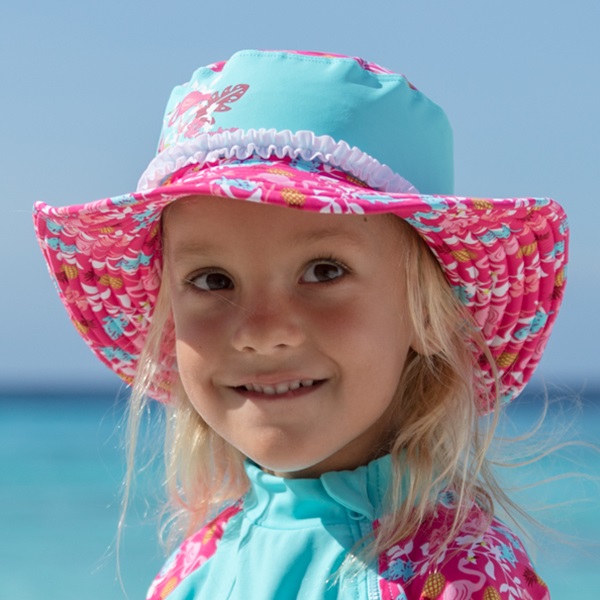 Bērnu saules cepure - Playshoes Flamingo