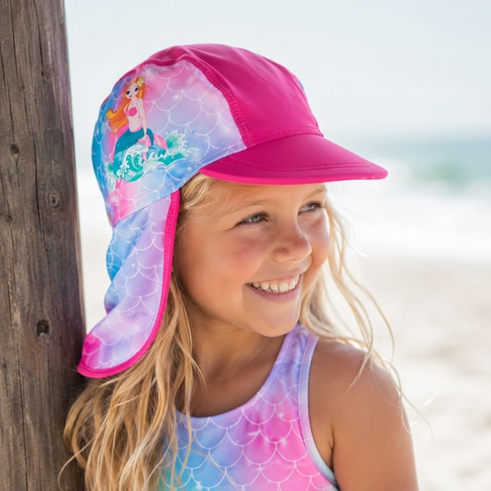 UV saules cepure bērniem - Playshoes Mermaid