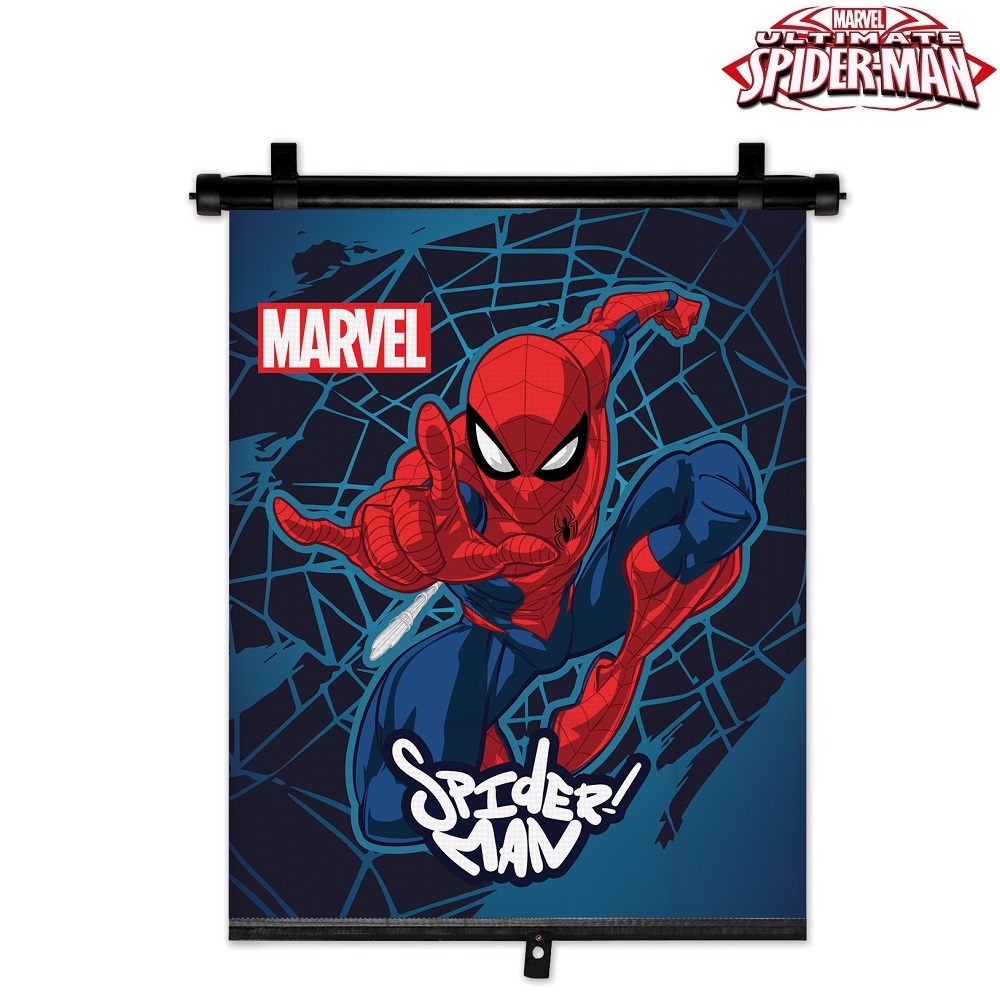 Saulessargi auto logiem Marvel Spiderman