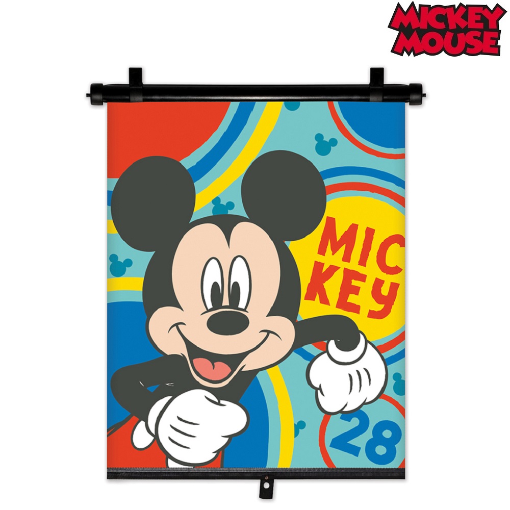 Saulessargi auto logiem Mickey Mouse
