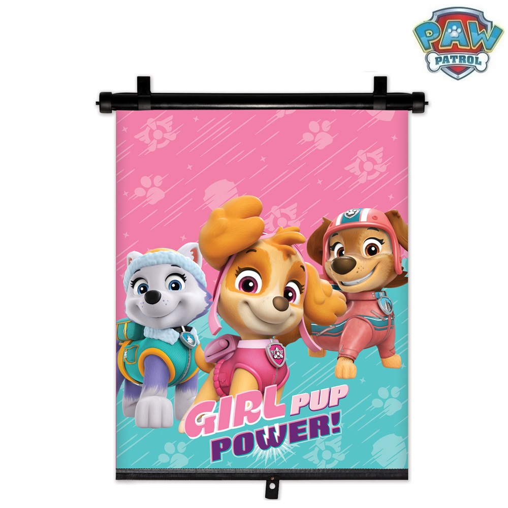 Saulessargi auto logiem Paw Patrol Girl Pups Rule