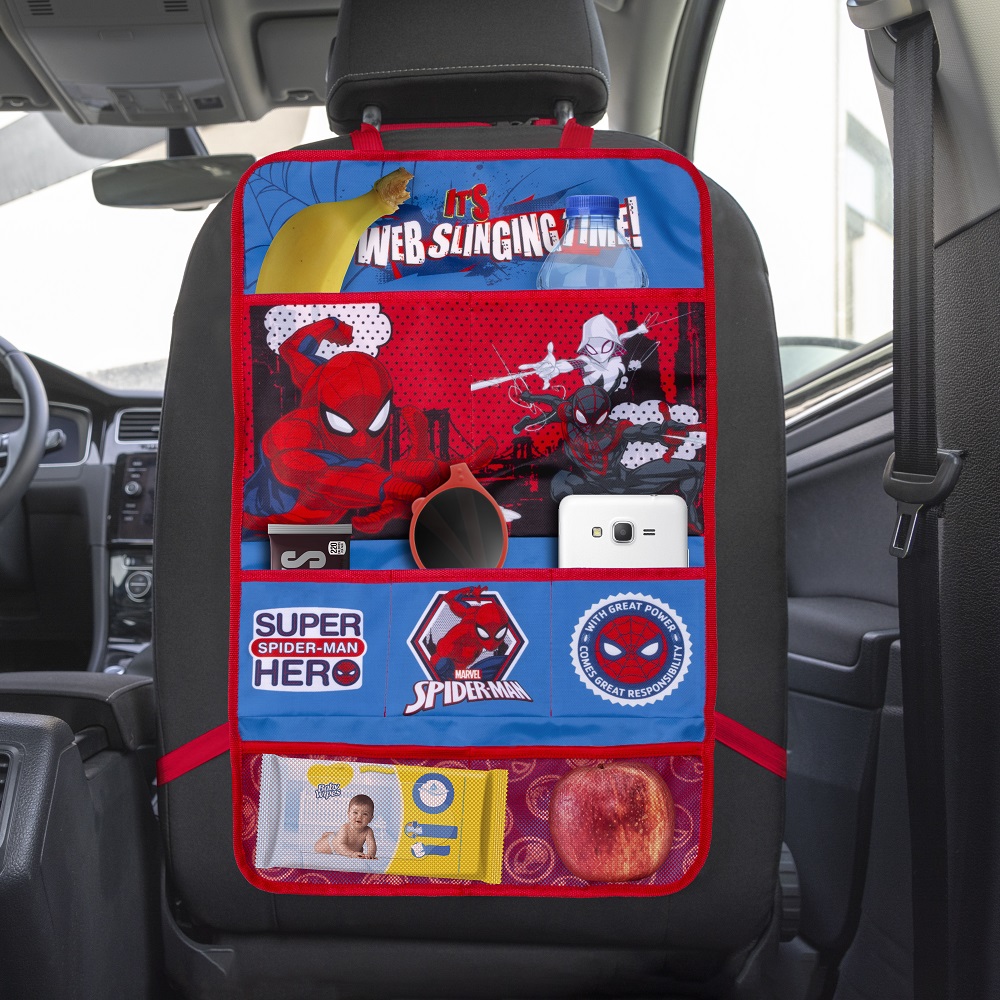 Automašīnas sēdekļu organizators Spiderman