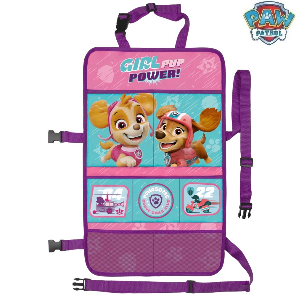 Automašīnas sēdekļu organizators Paw Patrol Girl Pups Power