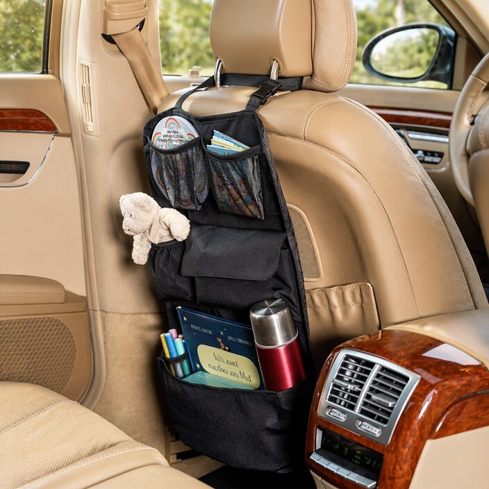 Auto sēdekļa organizators - Reer TravelKid Tidy Black