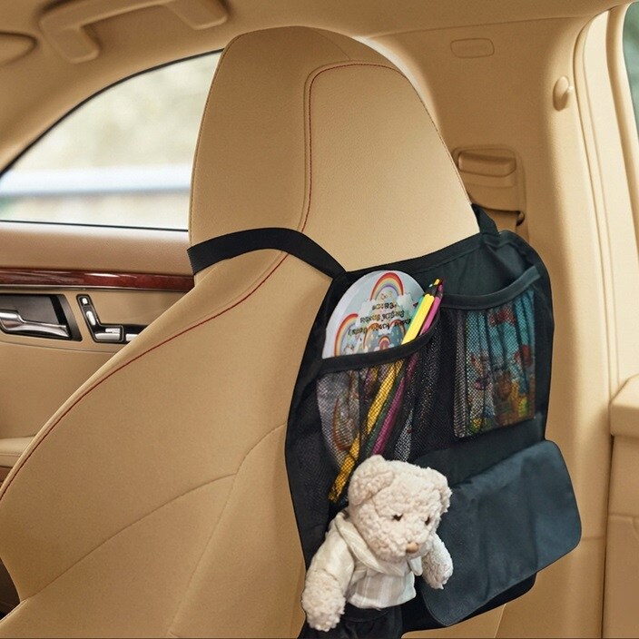 Auto sēdekļa organizators - Reer TravelKid Tidy Black