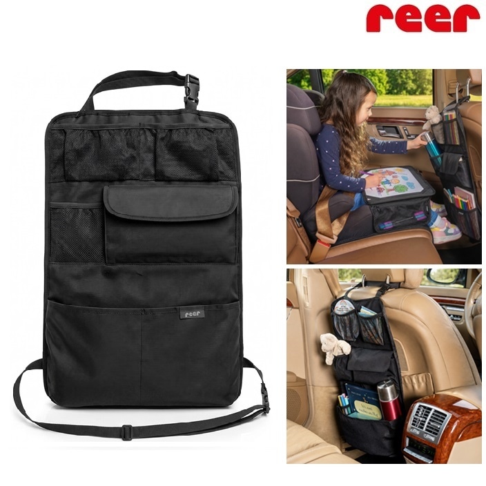 Auto sēdekļa organizators - Reer TravelKid Tidy Black