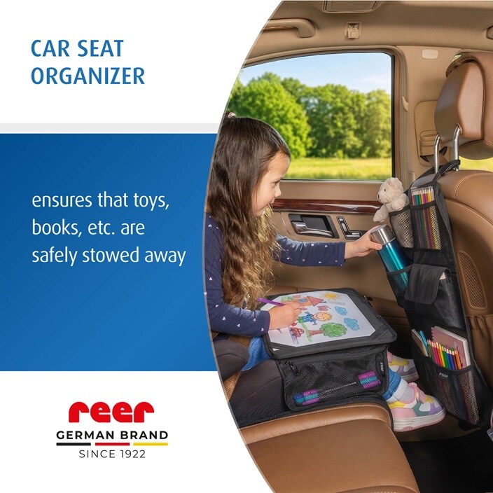 Auto sēdekļa organizators - Reer TravelKid Tidy Black