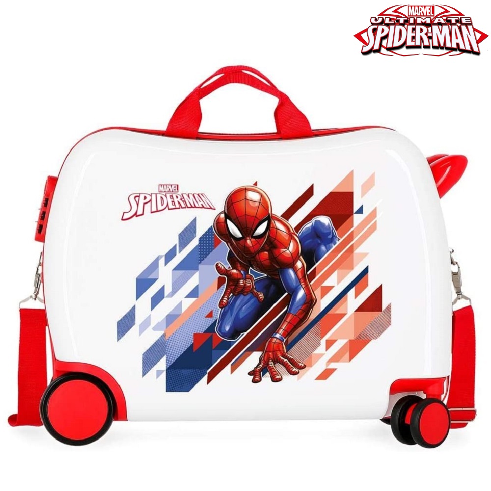 Bērnu čemodāns Spiderman White