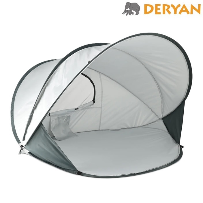 Pludmales telts - Deryan Pop-up Beachten XXL Silver