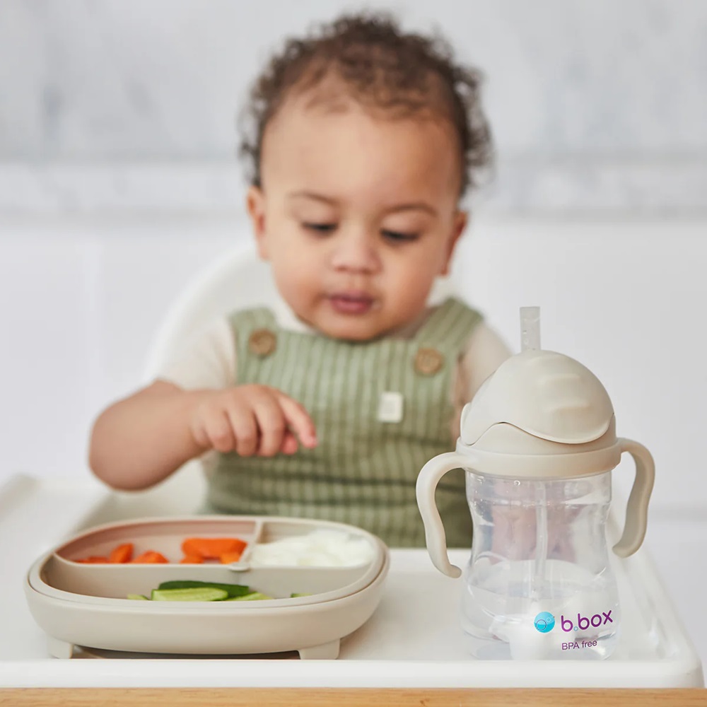 Neizlīstoša pudele bērniem B.Box Sippy Cup Latte
