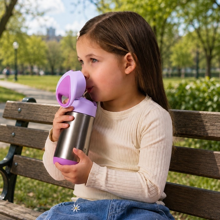 Termosa pudele bērniem - B.box Insulated Drink Bottle Sugar Plum