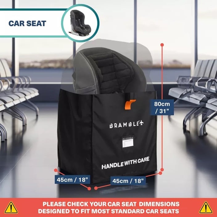 Pārvadāšanas soma autokrēsliņiem Bramble Baby Car Seat Transport Bag