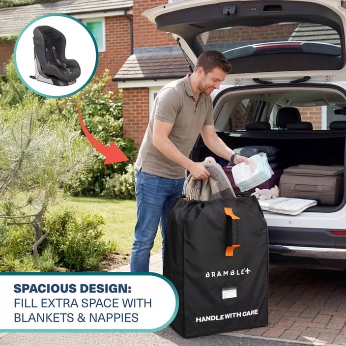 Pārvadāšanas soma autokrēsliņiem Bramble Baby Car Seat Transport Bag