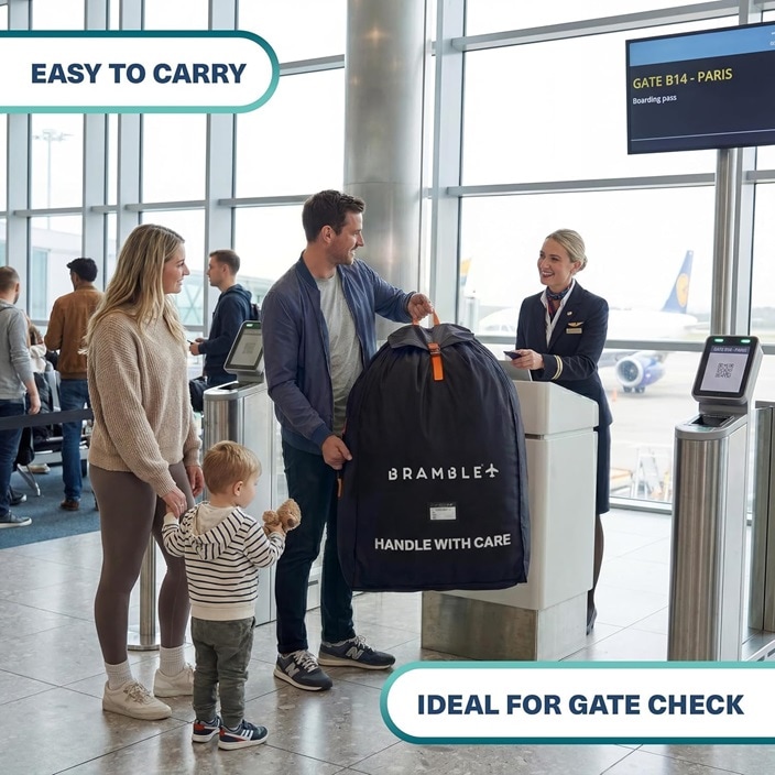 Pārvadāšanas soma autokrēsliņiem Bramble Baby Car Seat Transport Bag