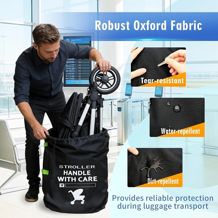 Ratu pārvadāšanas soma Yeria Gate Check Stroller Transport Bag