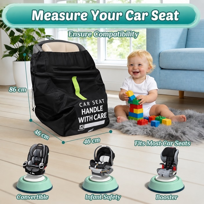 Transportēšanas soma autokrēsliņam - Guiseapue Car Seat Bag