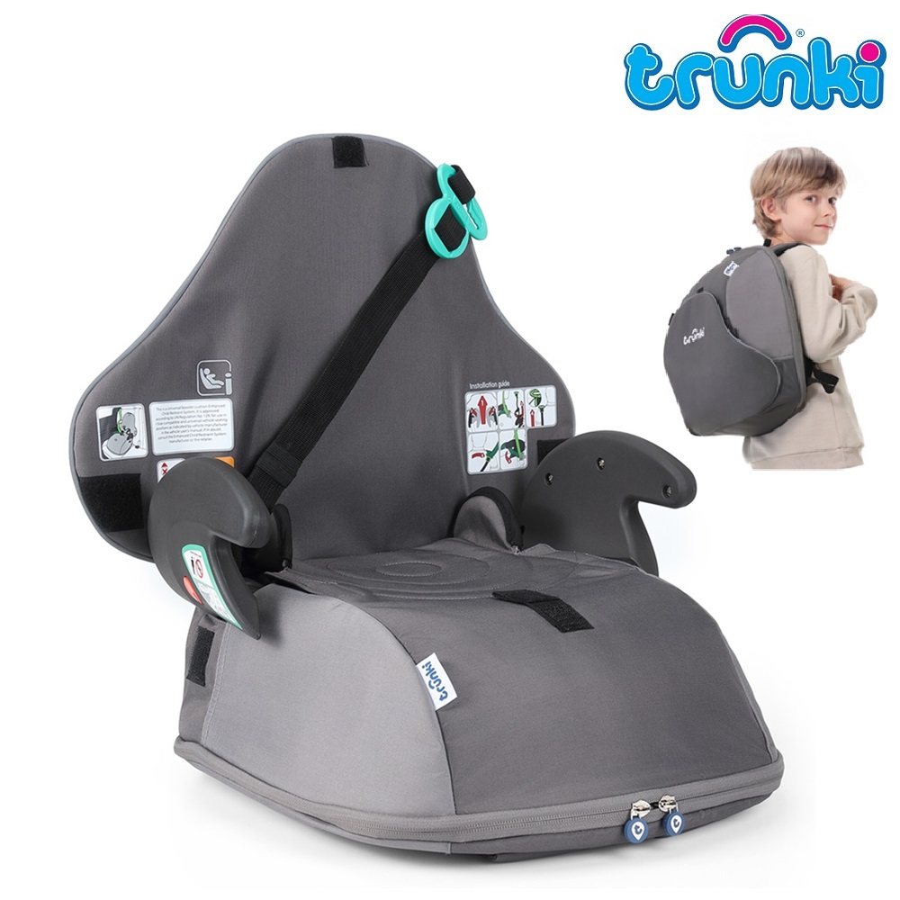 Bērnu autokrēsls - Trunki BoostApak Grey
