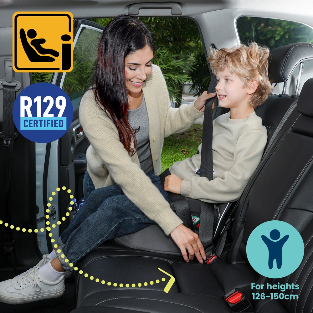 Bērnu autokrēsls - Trunki BoostApak Grey