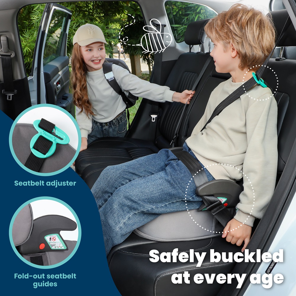 Bērnu autokrēsls - Trunki BoostApak Grey