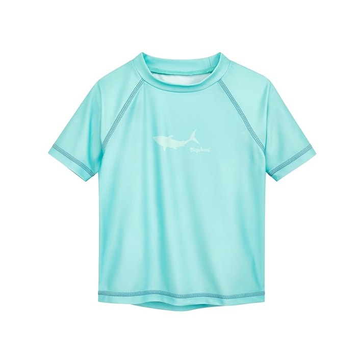 Bērnu UV krekls un peldbikses (set) Playshoes Shark Turqouise