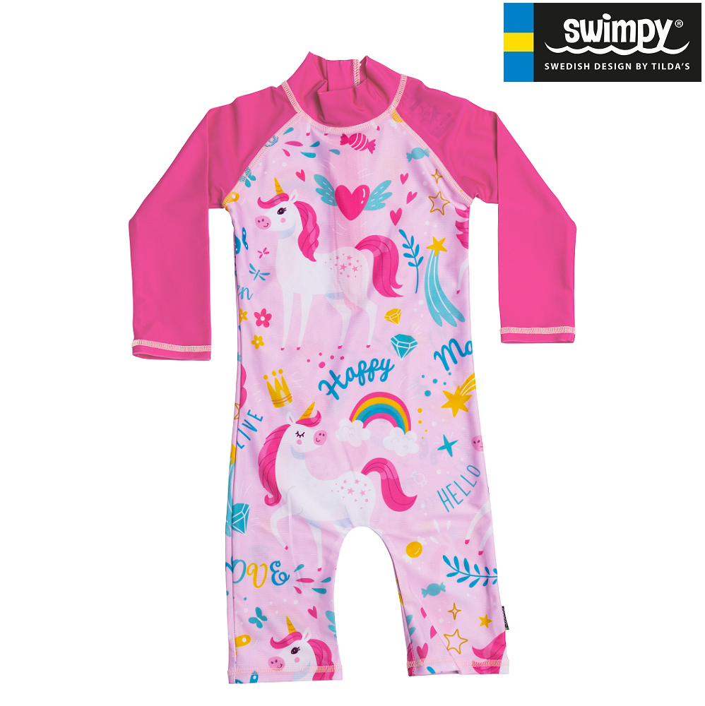Bērnu peldkostīms ar UV aizsardzību Swimpy Unicorn