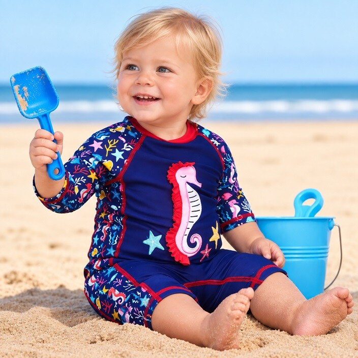 Bērnu UV peldkostīms - Jojo Maman Bébé Ocean