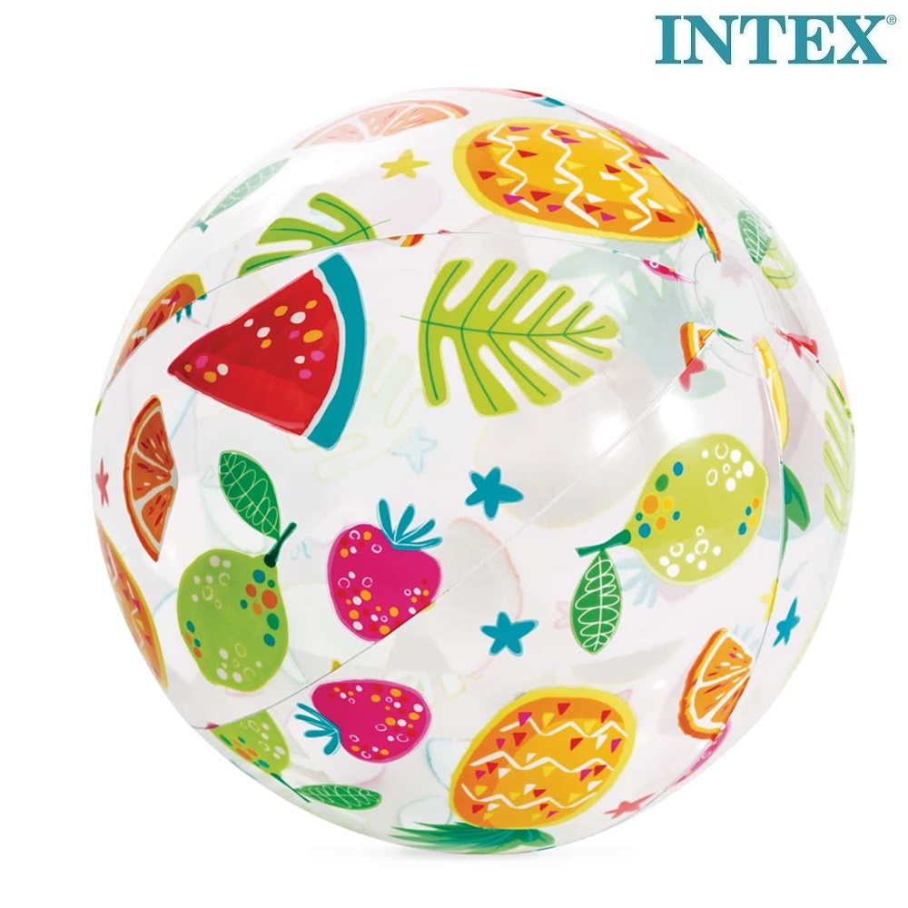 Piepūšamā pludmales bumba Intex Tropcial Fruits