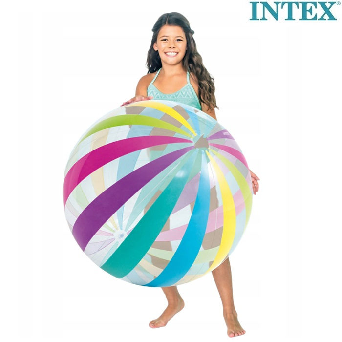 Piepūšamā pludmales bumba Intex Stripes XXL