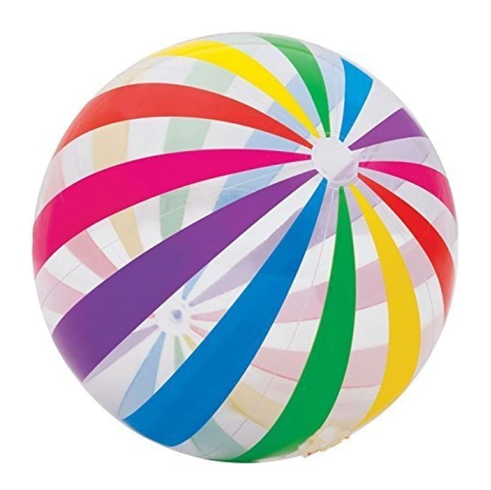 Piepūšamā pludmales bumba Intex Stripes XXL
