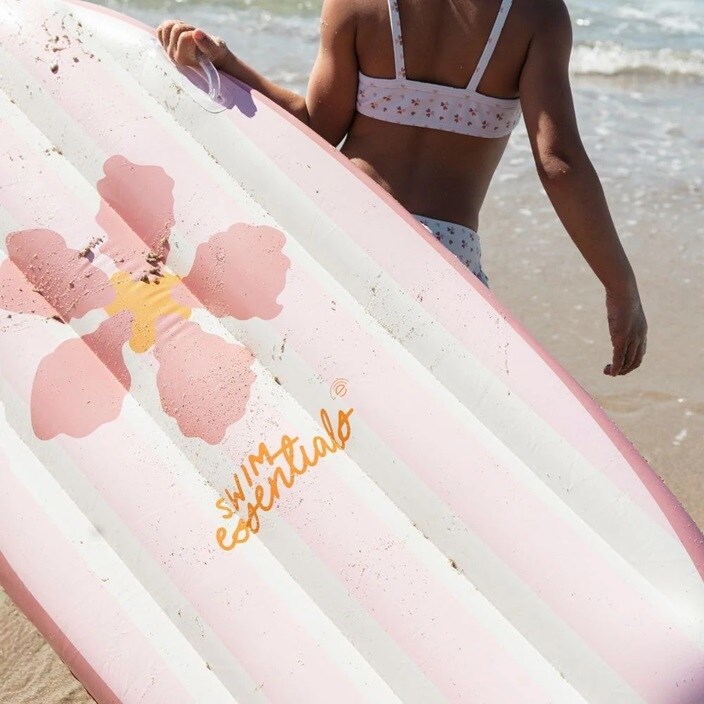 Piepūšams peldmatracis Swim Essentials Surfboard Flower