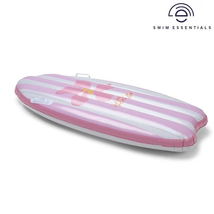 Piepūšams peldmatracis Swim Essentials Surfboard Flower