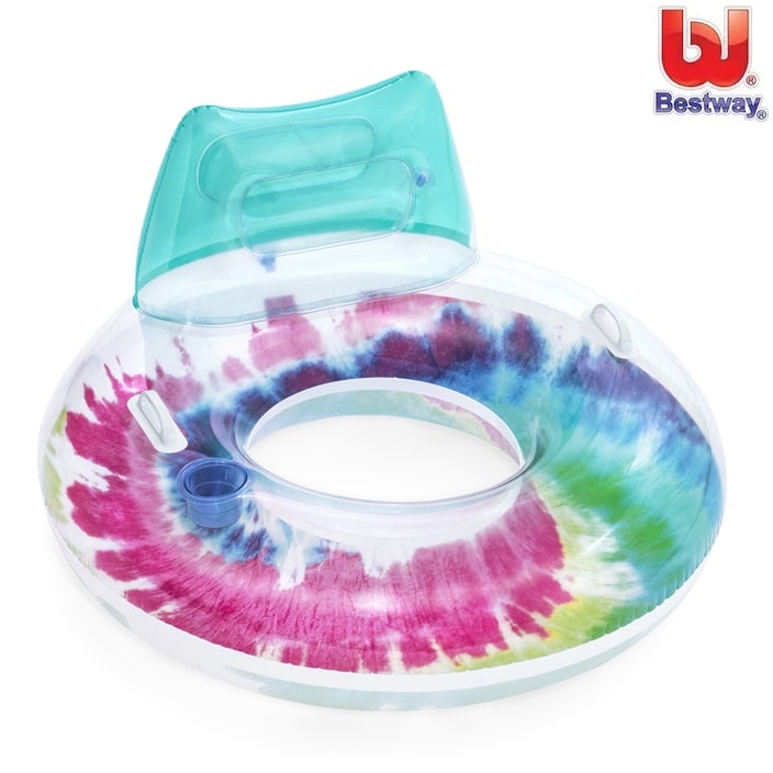 XL piepūšams peldkrēsls – Bestway Tie Dye Deluxe