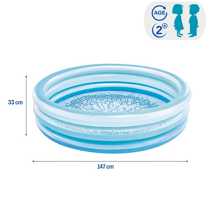 Piepūšamais baseins Intex Blue Bliss