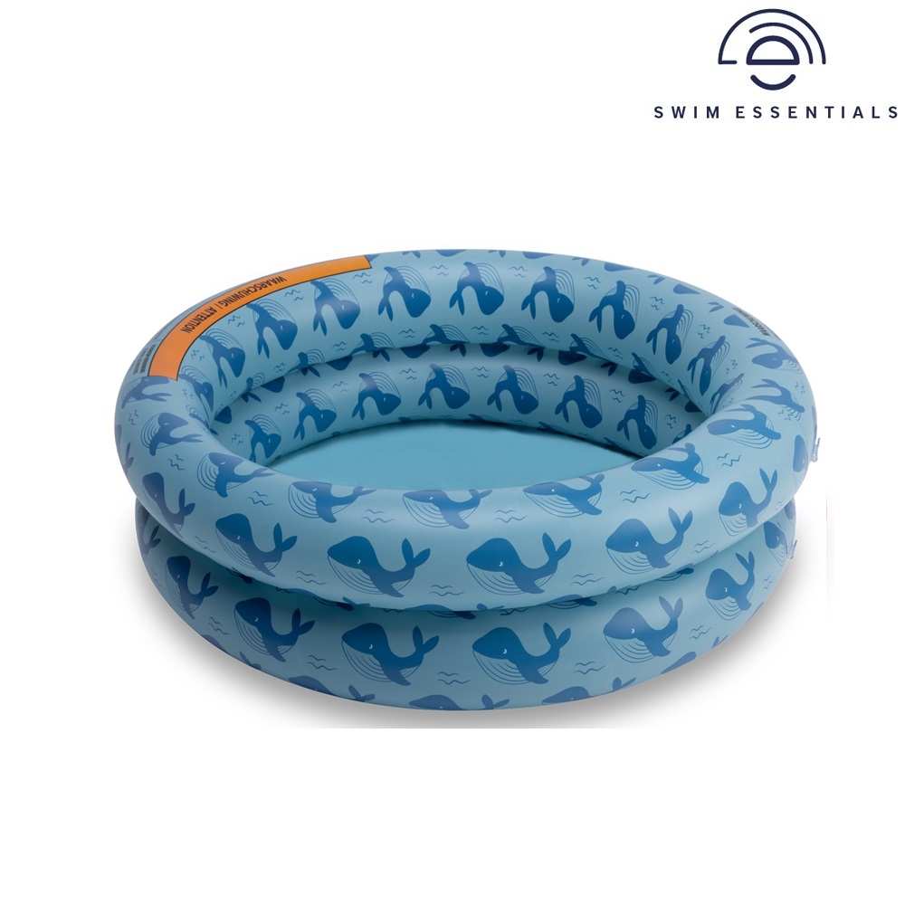 Baseins bērniem piepūšamais Swim Essentials Blue Whales