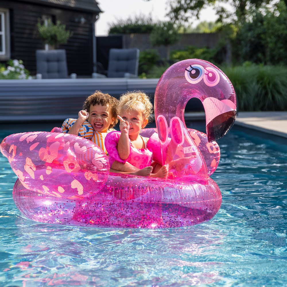 Baseina pludiņš XXL Swim Essentials Neon Flamingo