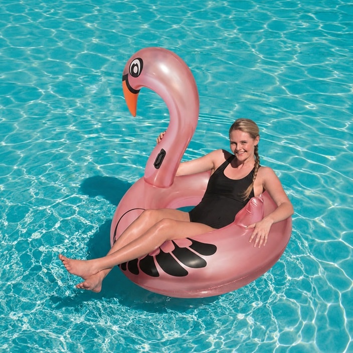 Piepūšams riņķis peldēšanai Bestway Flamingo XXL