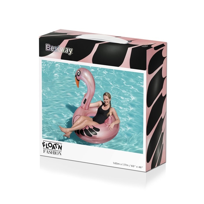 Piepūšams riņķis peldēšanai Bestway Flamingo XXL