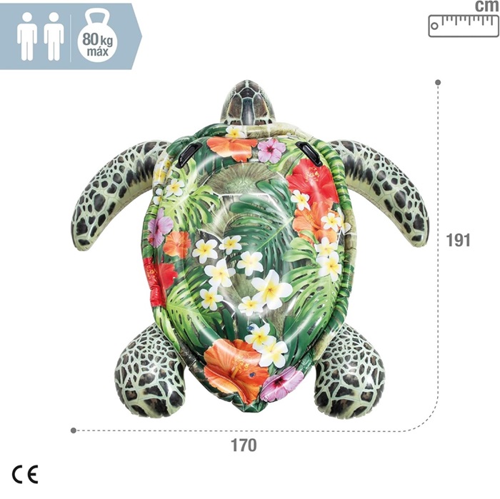 Piepūšama peldēšanas rotaļlieta XXL Intex Sea Turtle