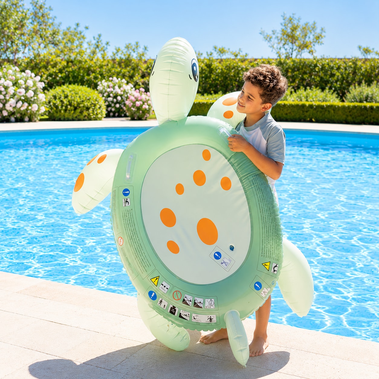 Piepūšamais dzīvnieks - Swim Essentials Turtle XXL