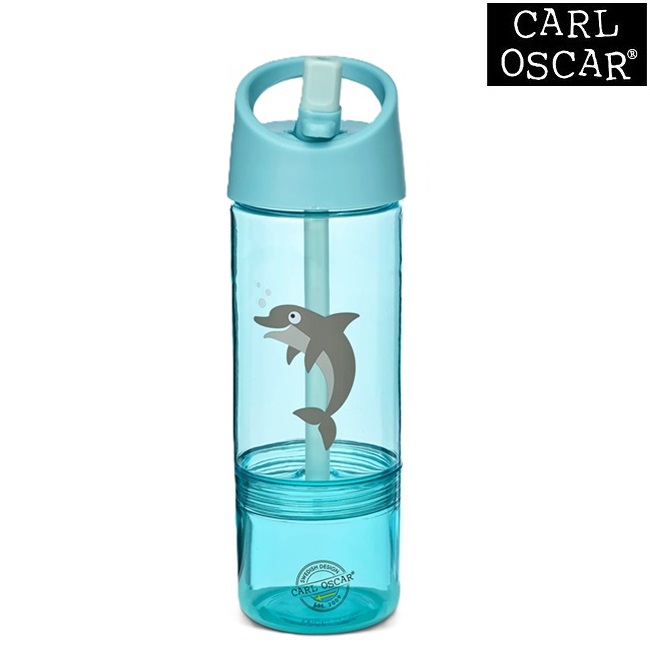 Bērnu ūdens pudele - Carl Oscar 2-in-1 Shark