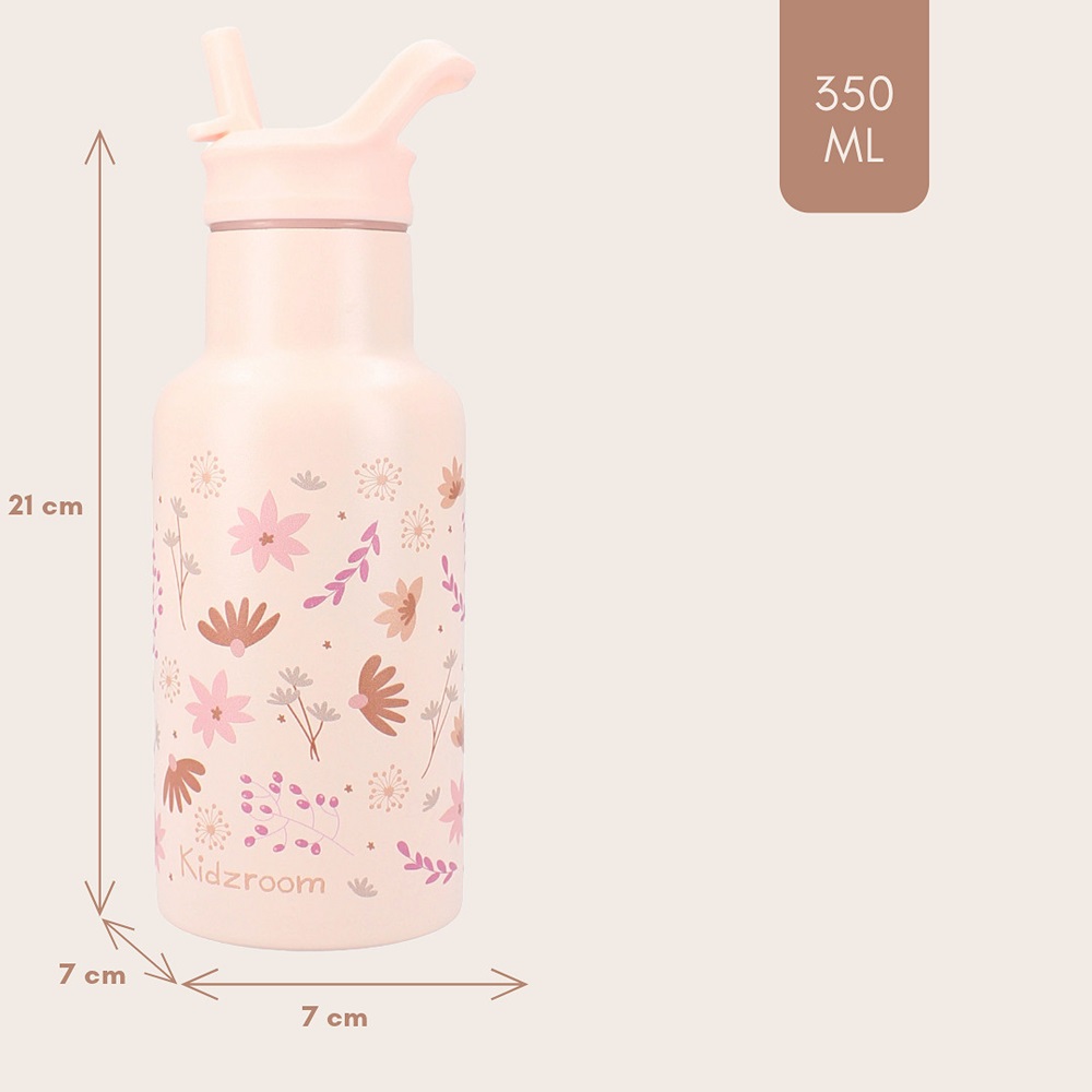 Ūdens pudele bērniem Kidzroom Flowers
