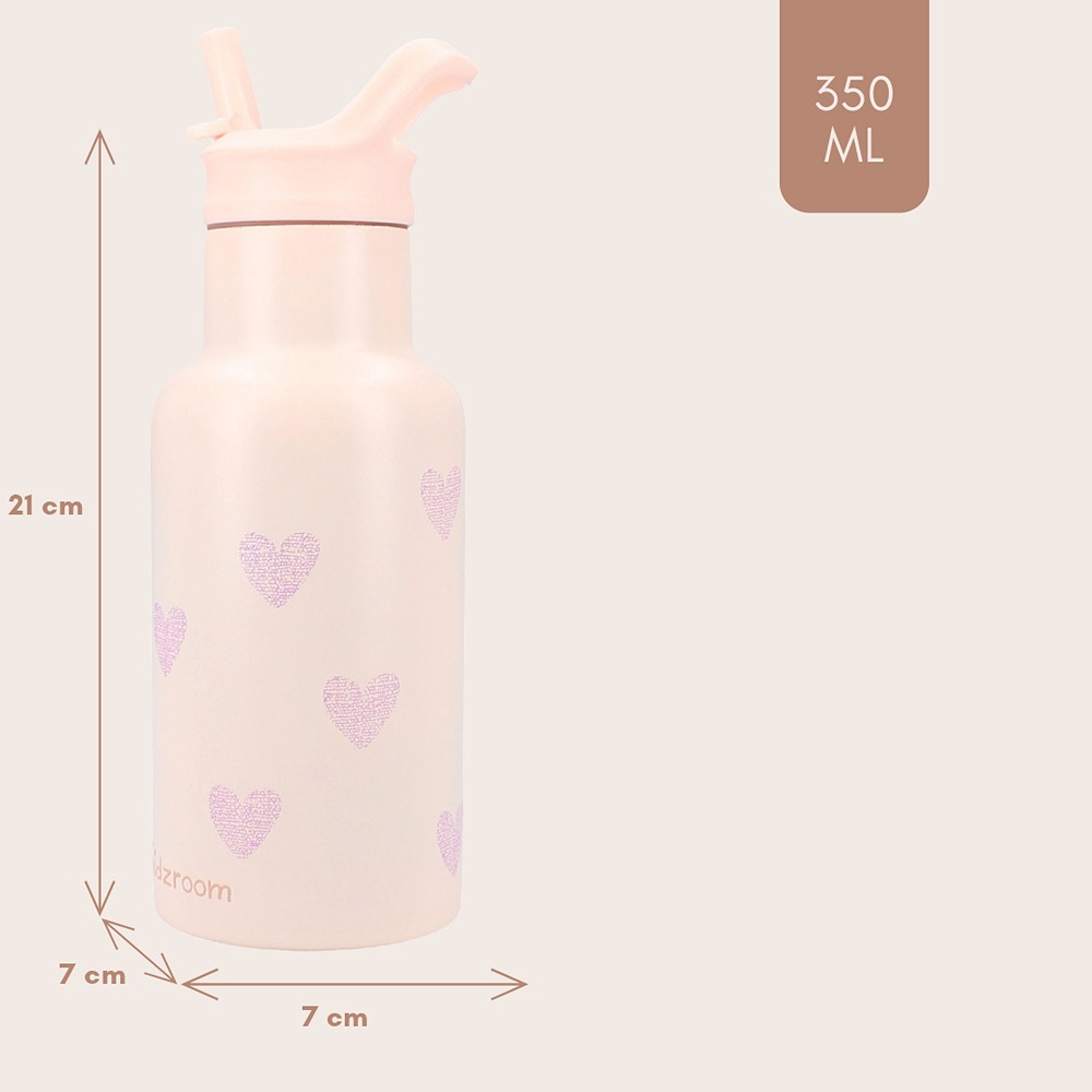 Ūdens pudele bērniem Kidzroom Hearts